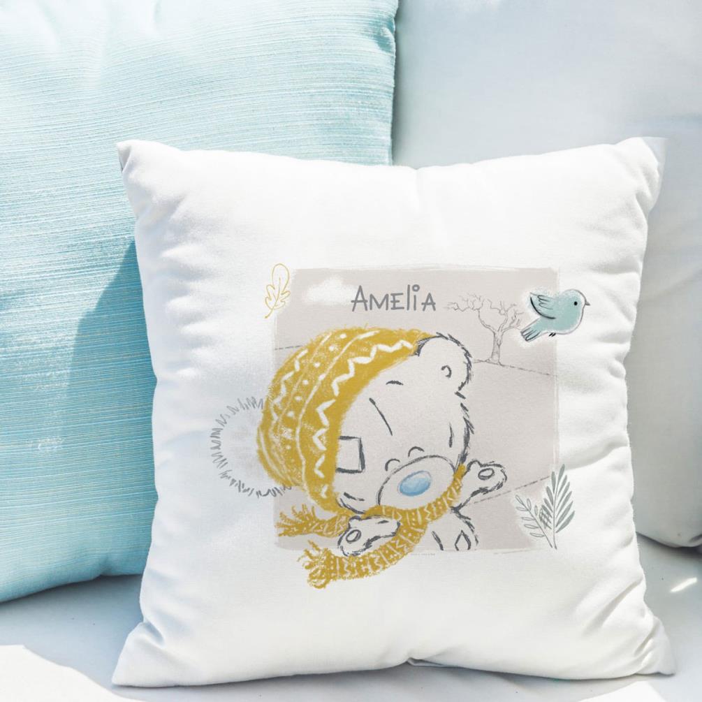 Personalised Tiny Tatty Teddy Autumn Leaves Cushion Extra Image 1